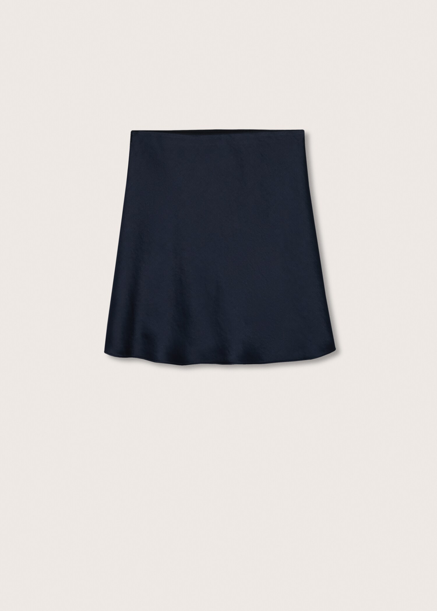 Satin mini skirt - Article without model