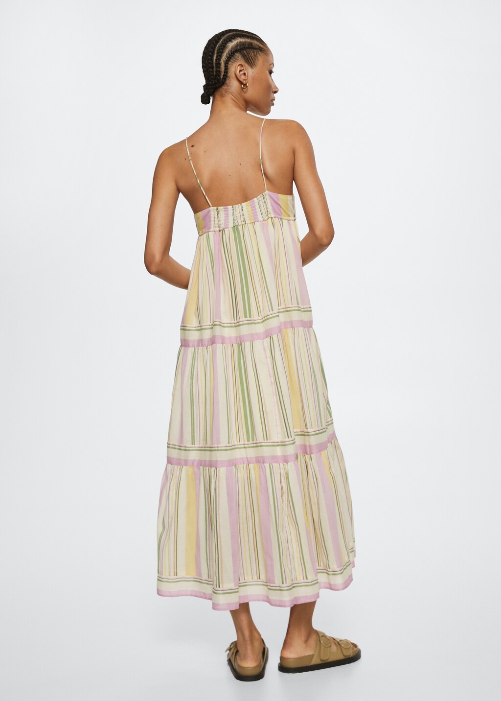 Robe longue fluide mango new arrivals