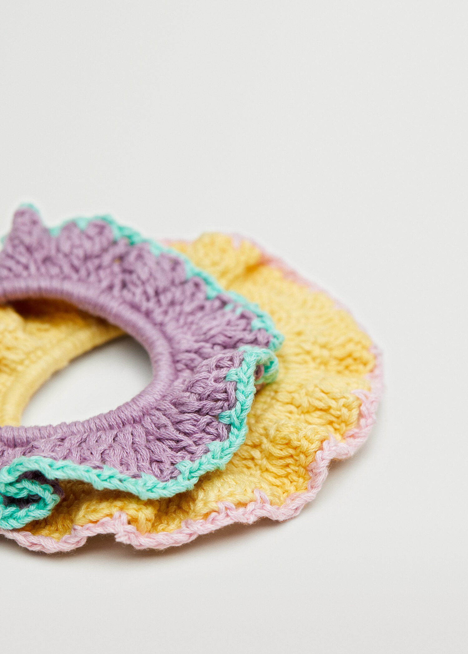 Pack of 2 cotton scrunchies - Medium plane