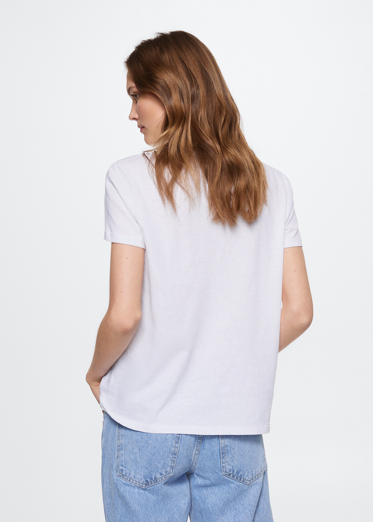 T-shirt algodão linho - Verso do artigo