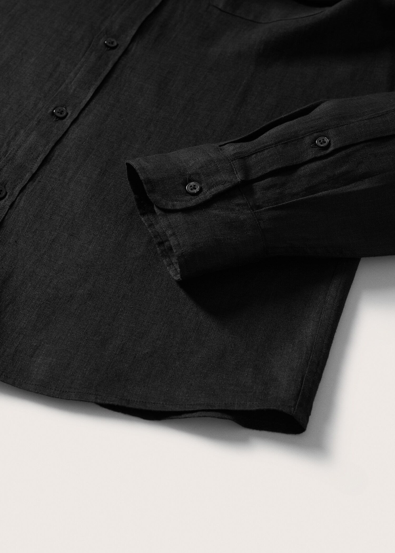 Camisa de 100% linho slim fit - Pormenor do artigo 7