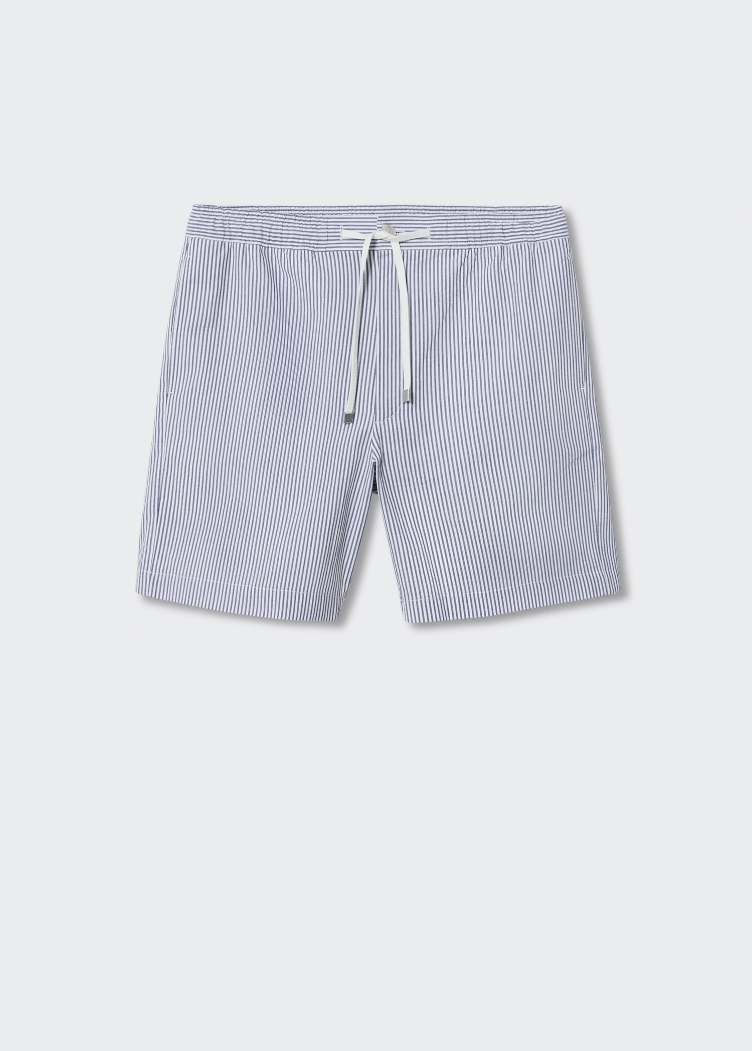 Stripete bermudas seersucker - Artikkel uten modell