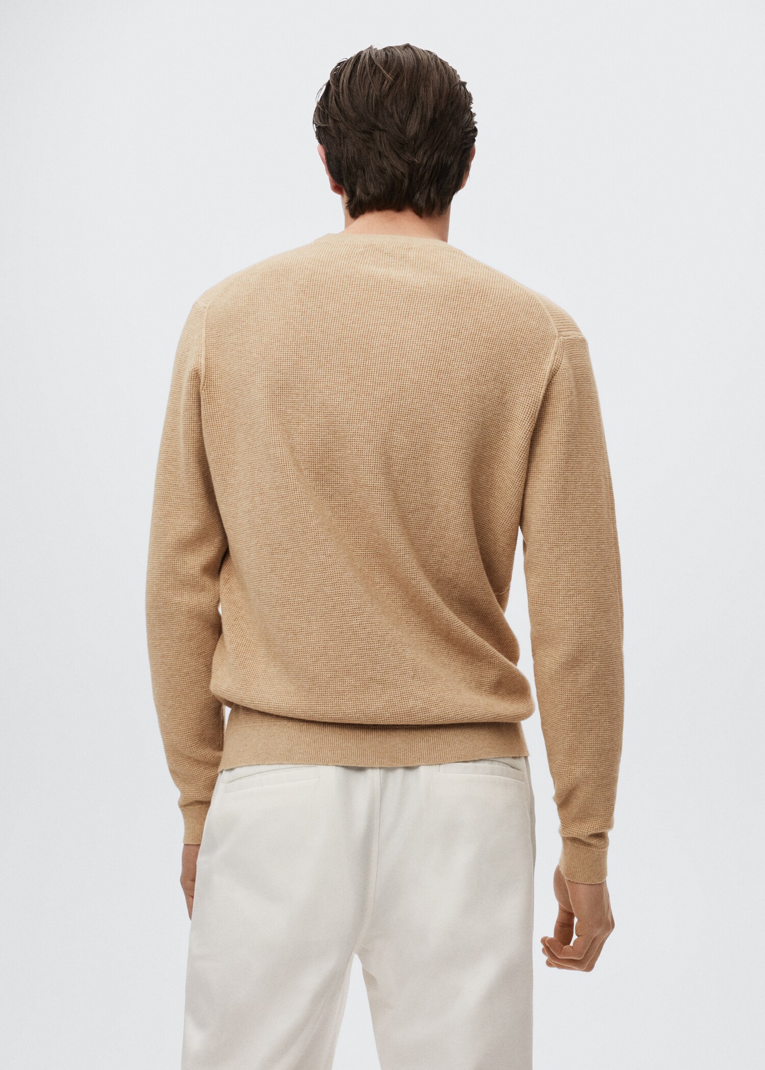 Pull-over coton structuré - Verso de l’article