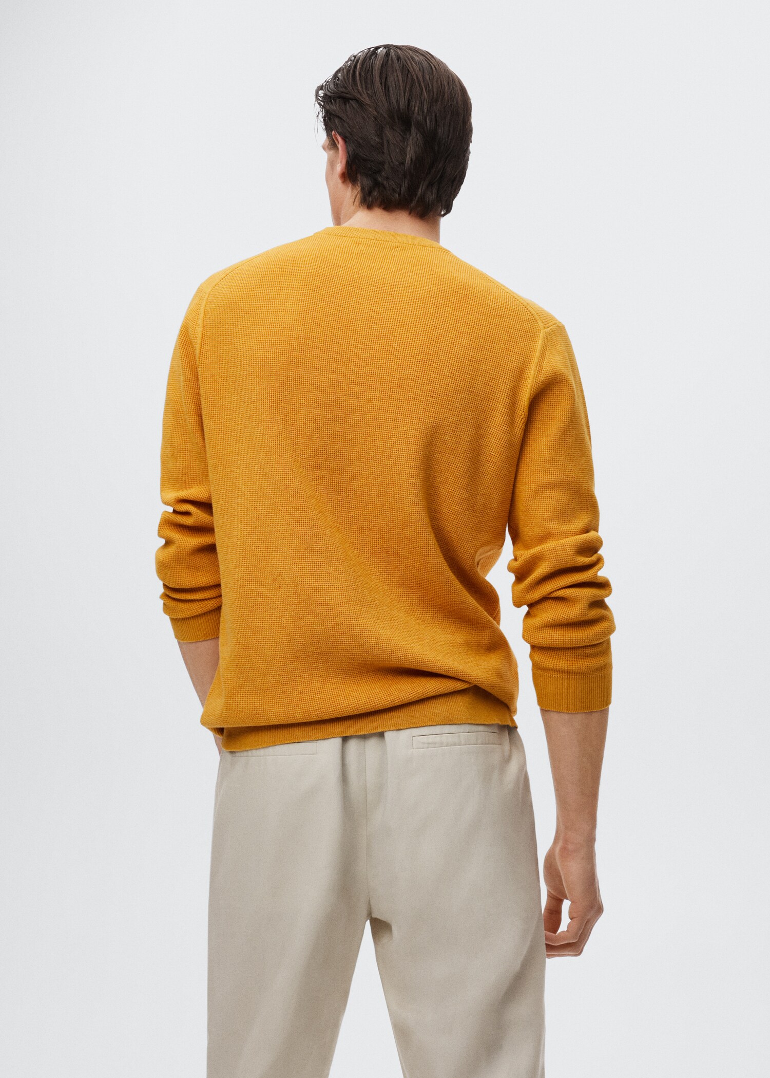 Pull-over coton structuré - Verso de l’article