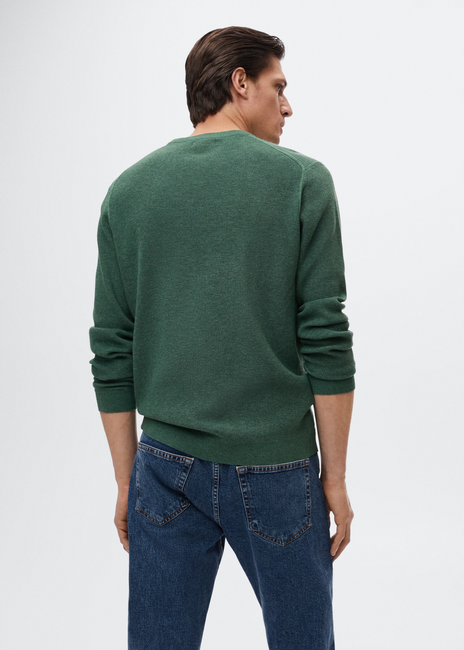 Pull-over coton structuré - Verso de l’article