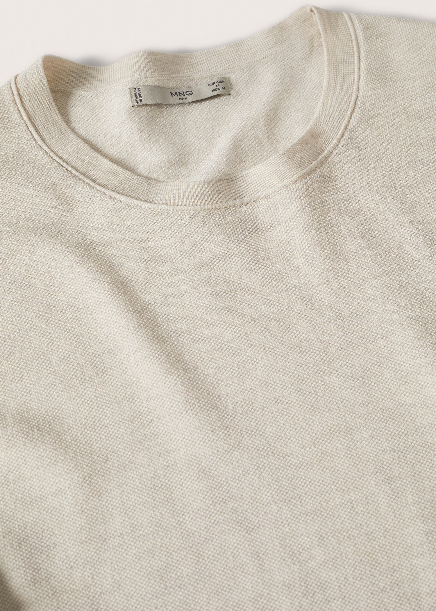 Fine-knit cotton sweater - Details of the article 8