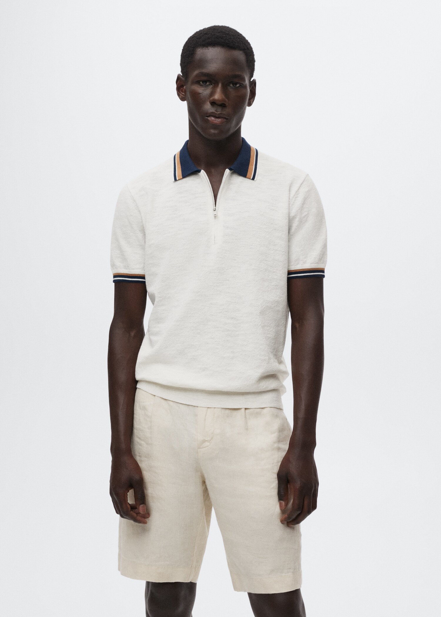 Polo maglia zip - Piano medio