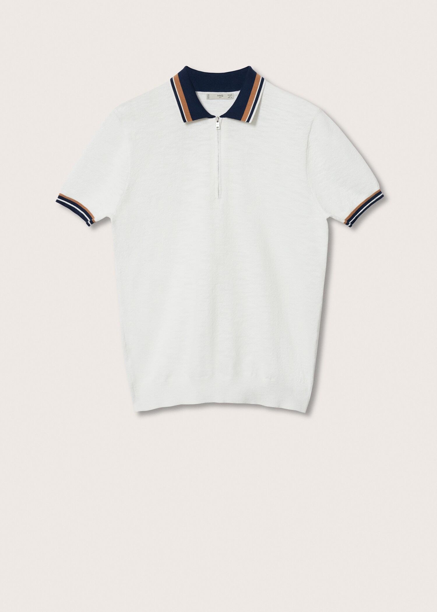 Polo maglia zip - Articolo senza modello