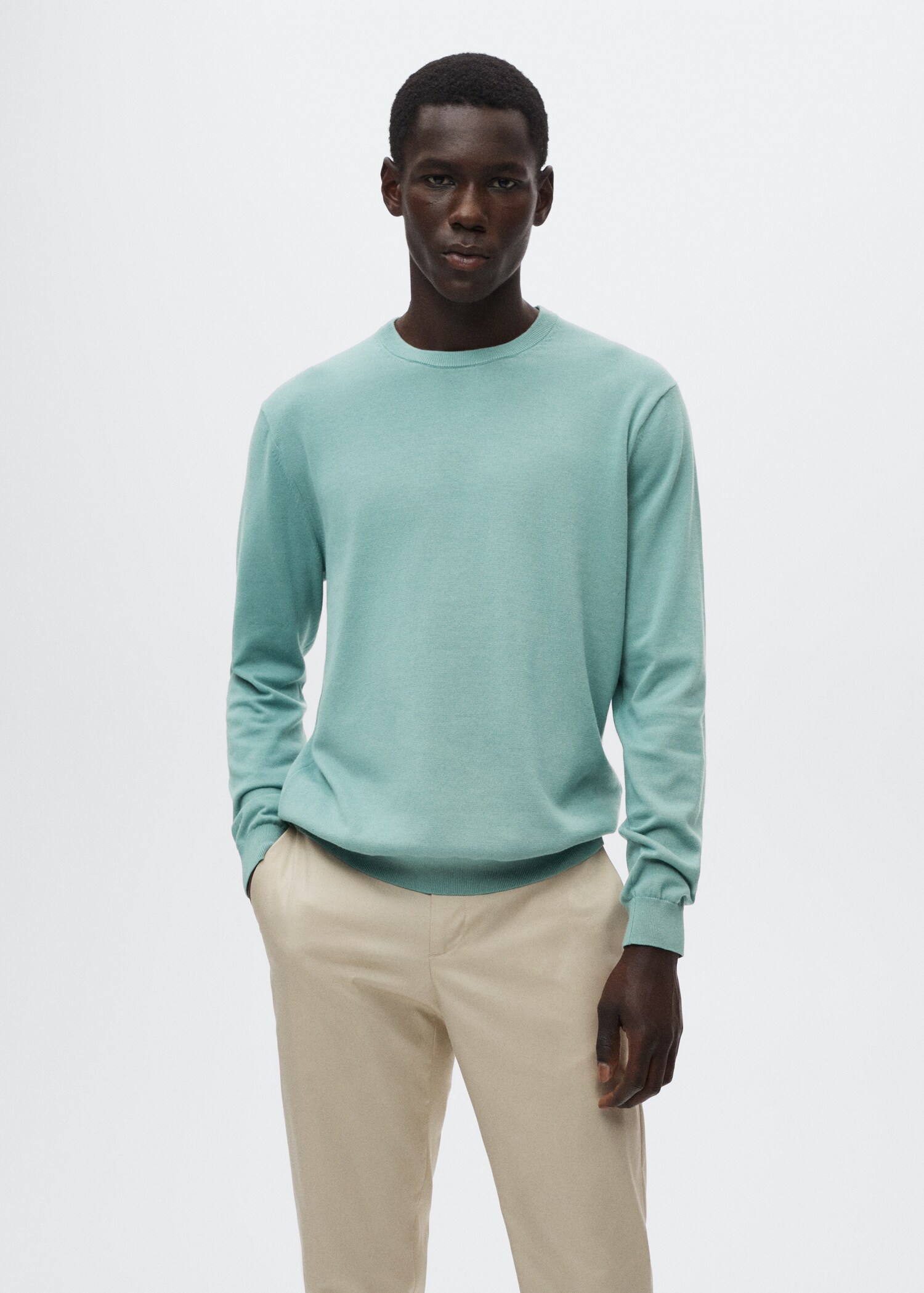 Pull-over fin coton - Plan moyen