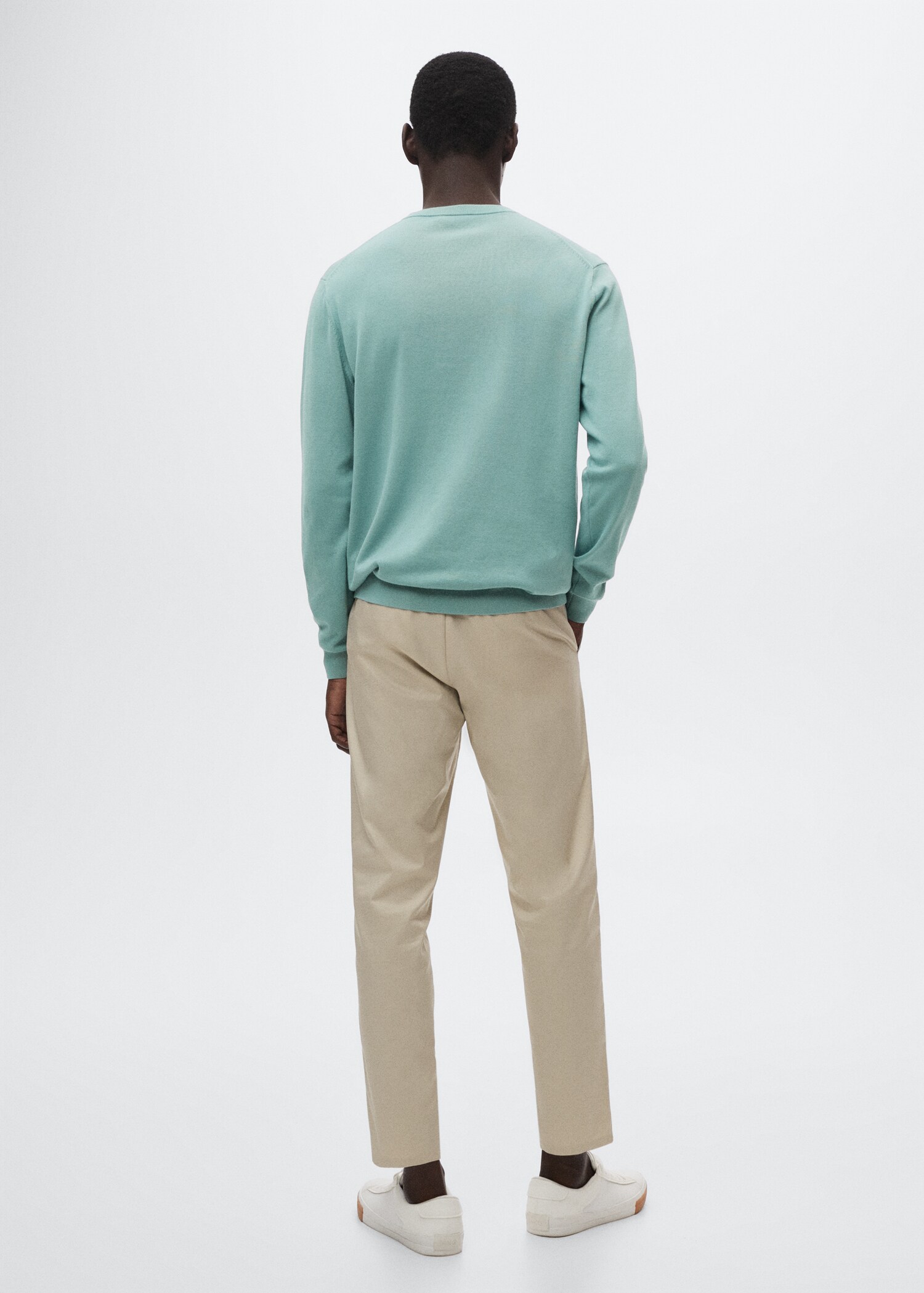 Pull-over fin coton - Verso de l’article