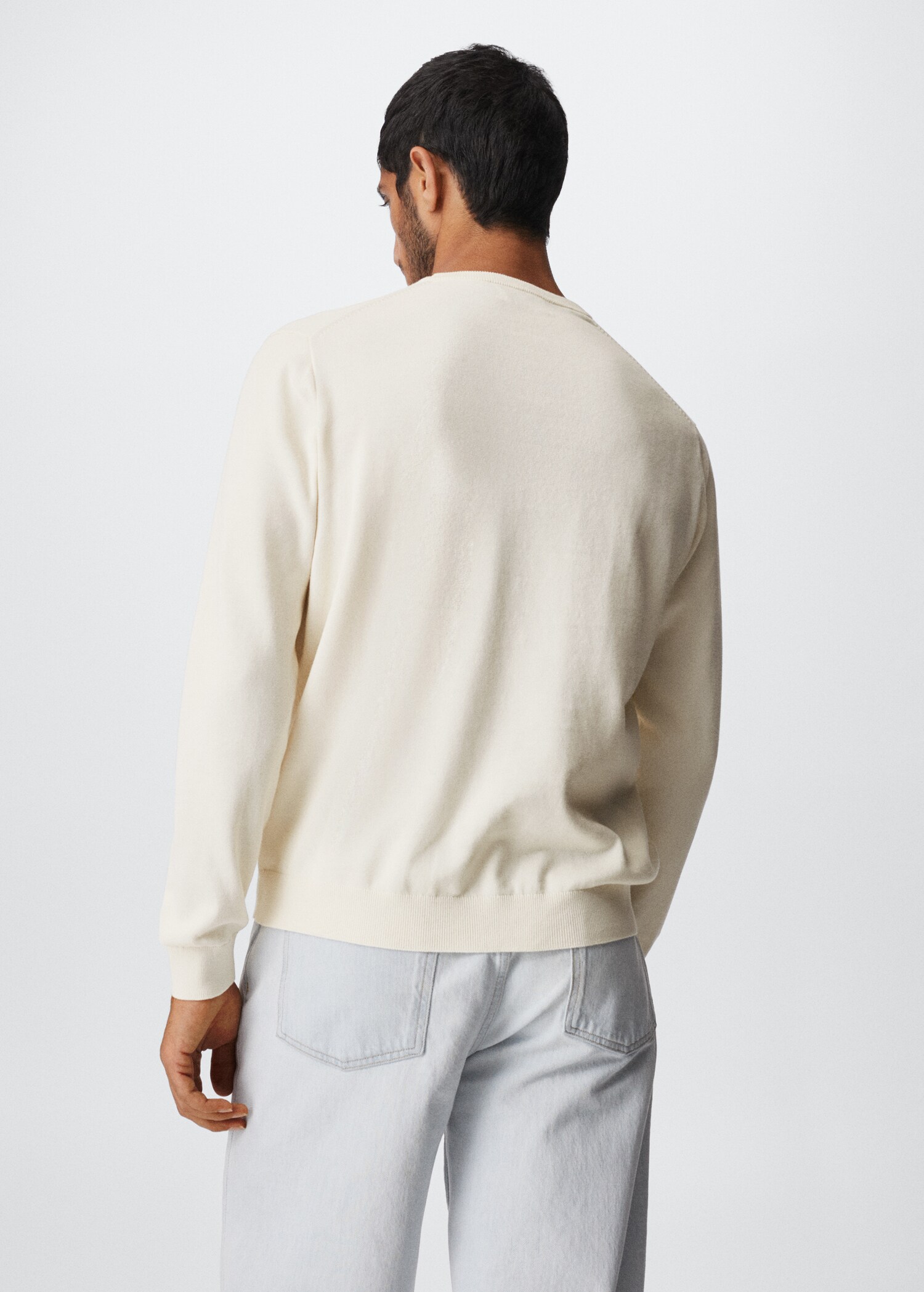 Pull-over fin coton - Verso de l’article