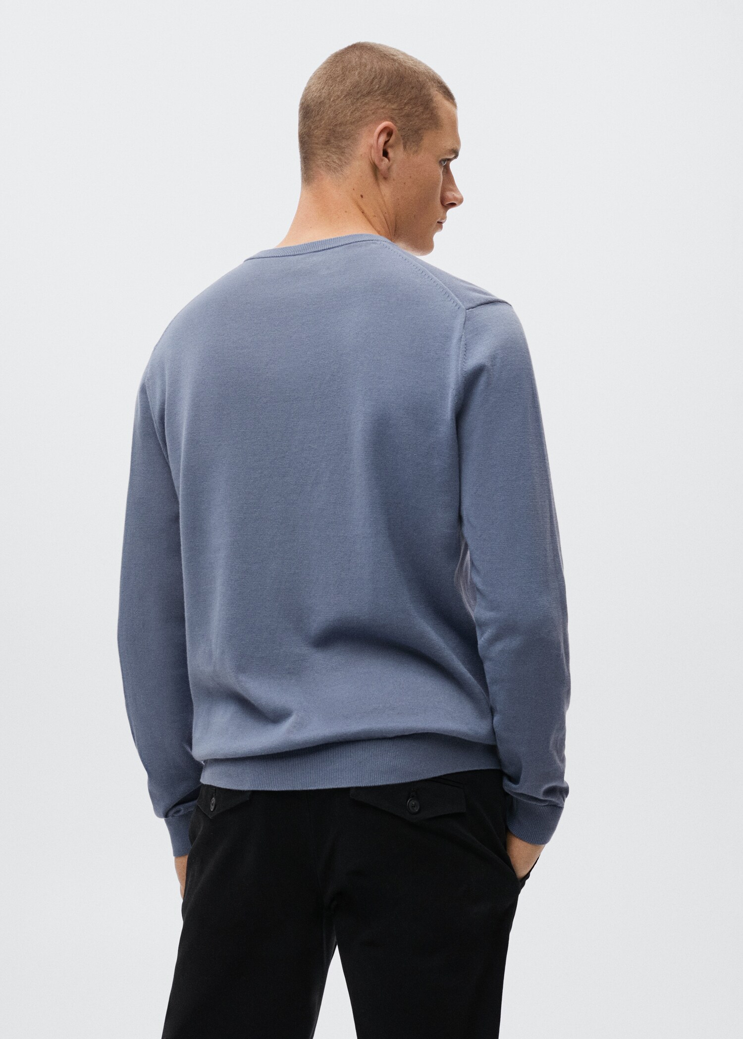Pull-over fin coton - Verso de l’article