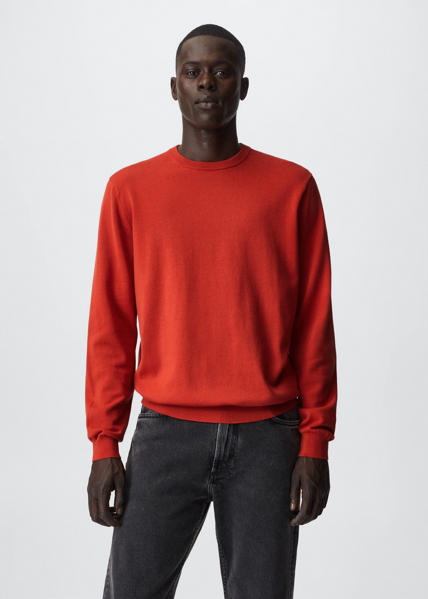 Pull-over fin coton - Plan moyen