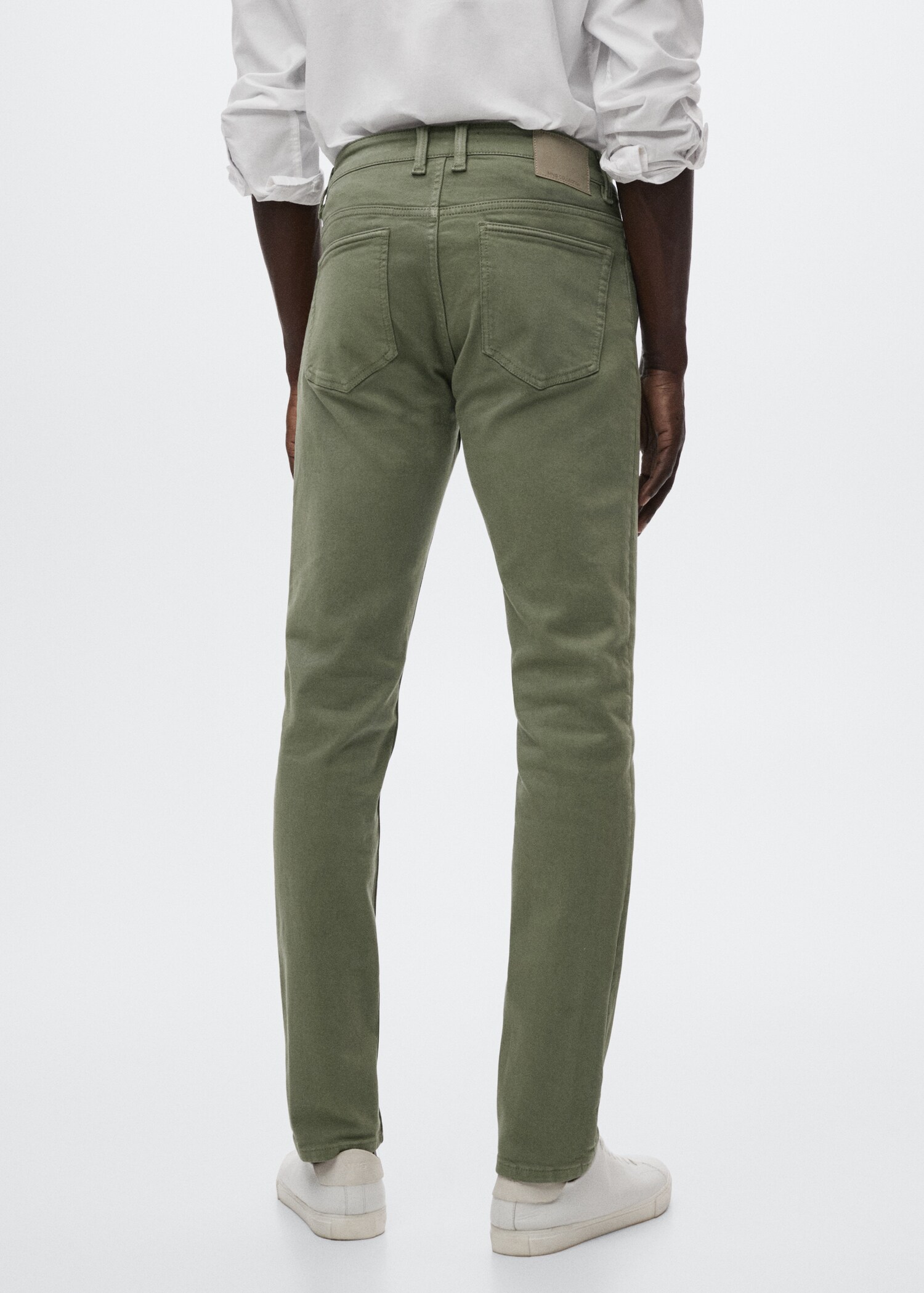 Jeans slim fit color - Reverso del artículo