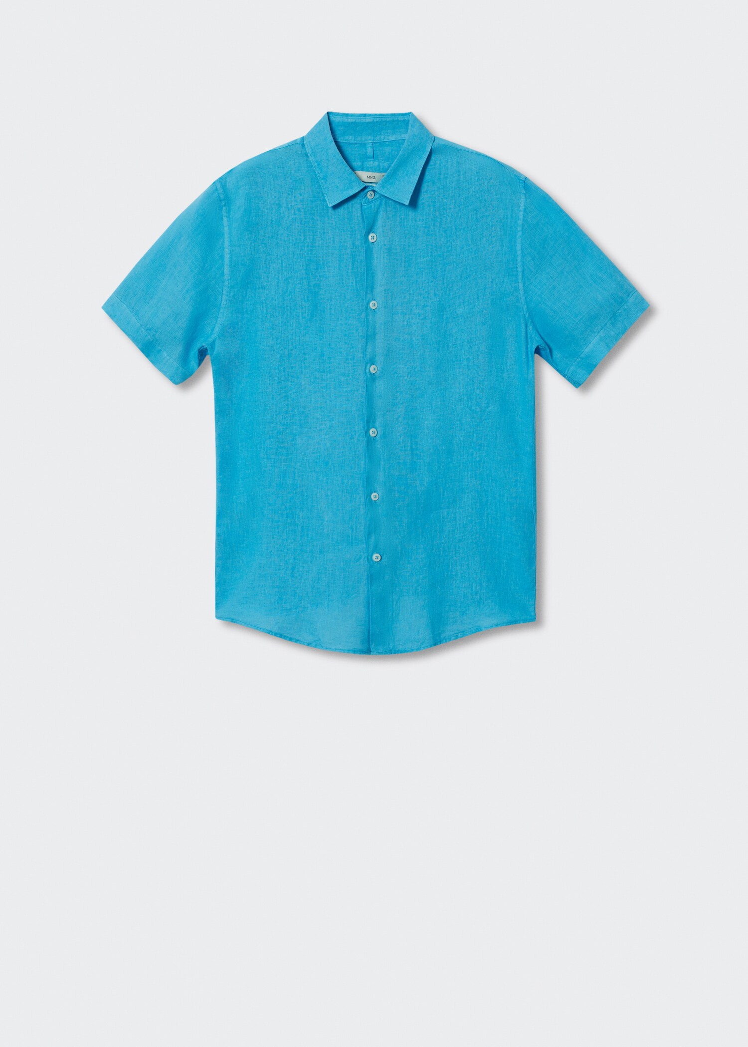 Camisa 100% linho de manga curta - Artigo sem modelo