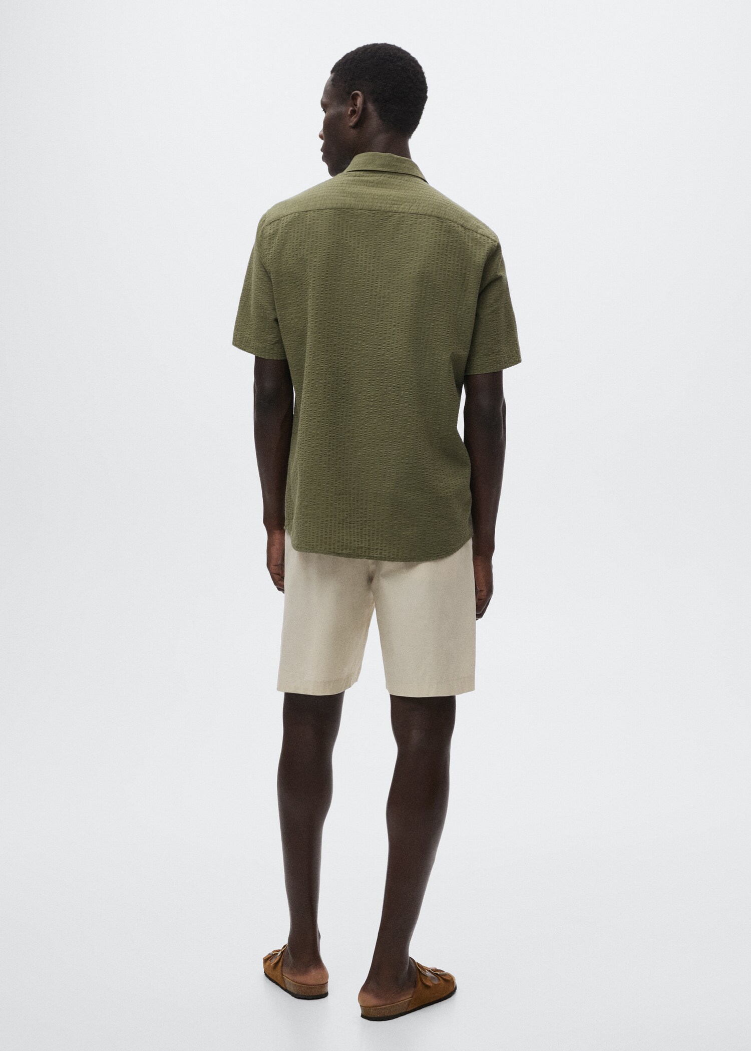 Camisa algodón seersucker - Reverso del artículo