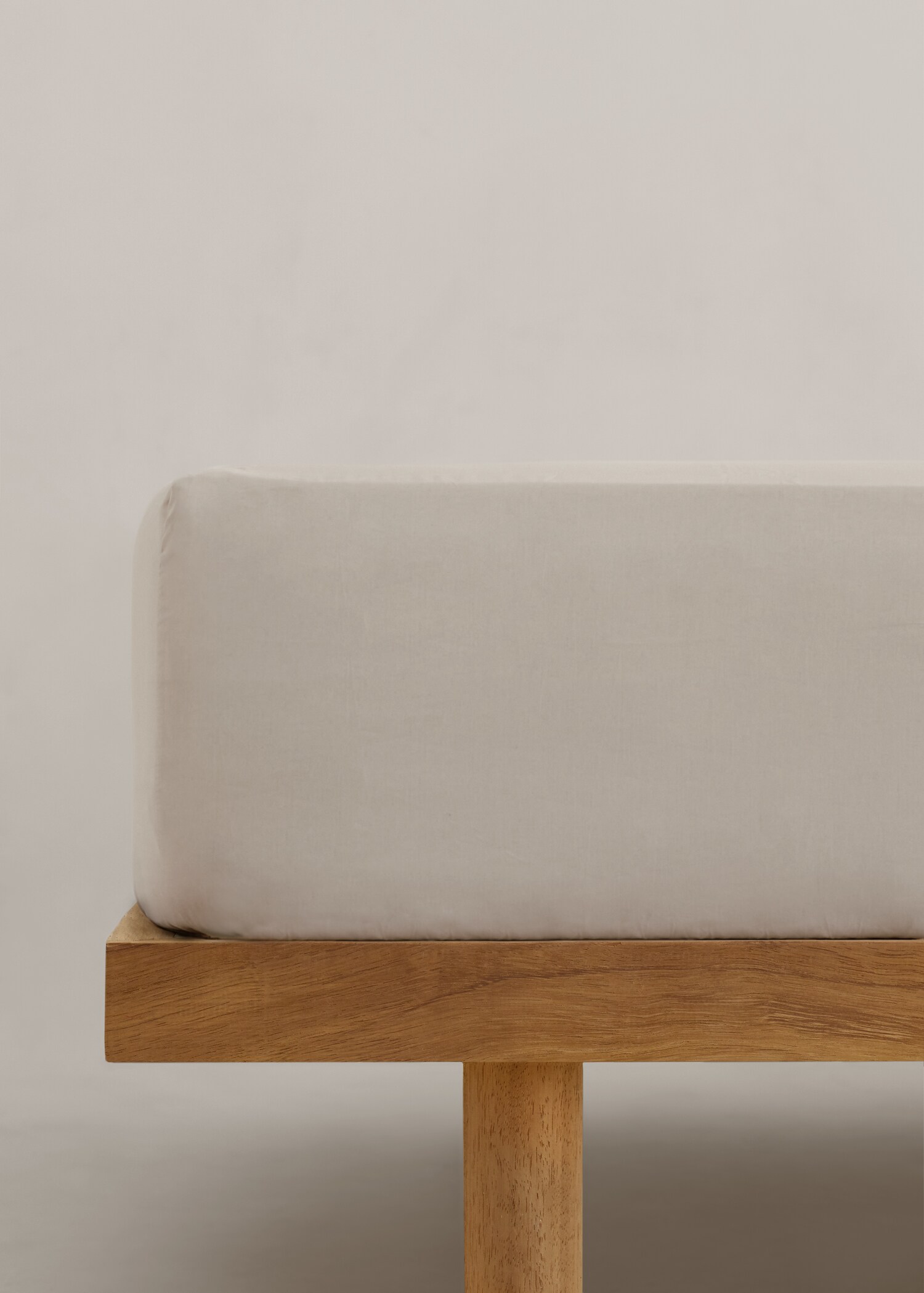Percale cotton 180 thread fitted sheet 70x79x11.8 in - Article without model