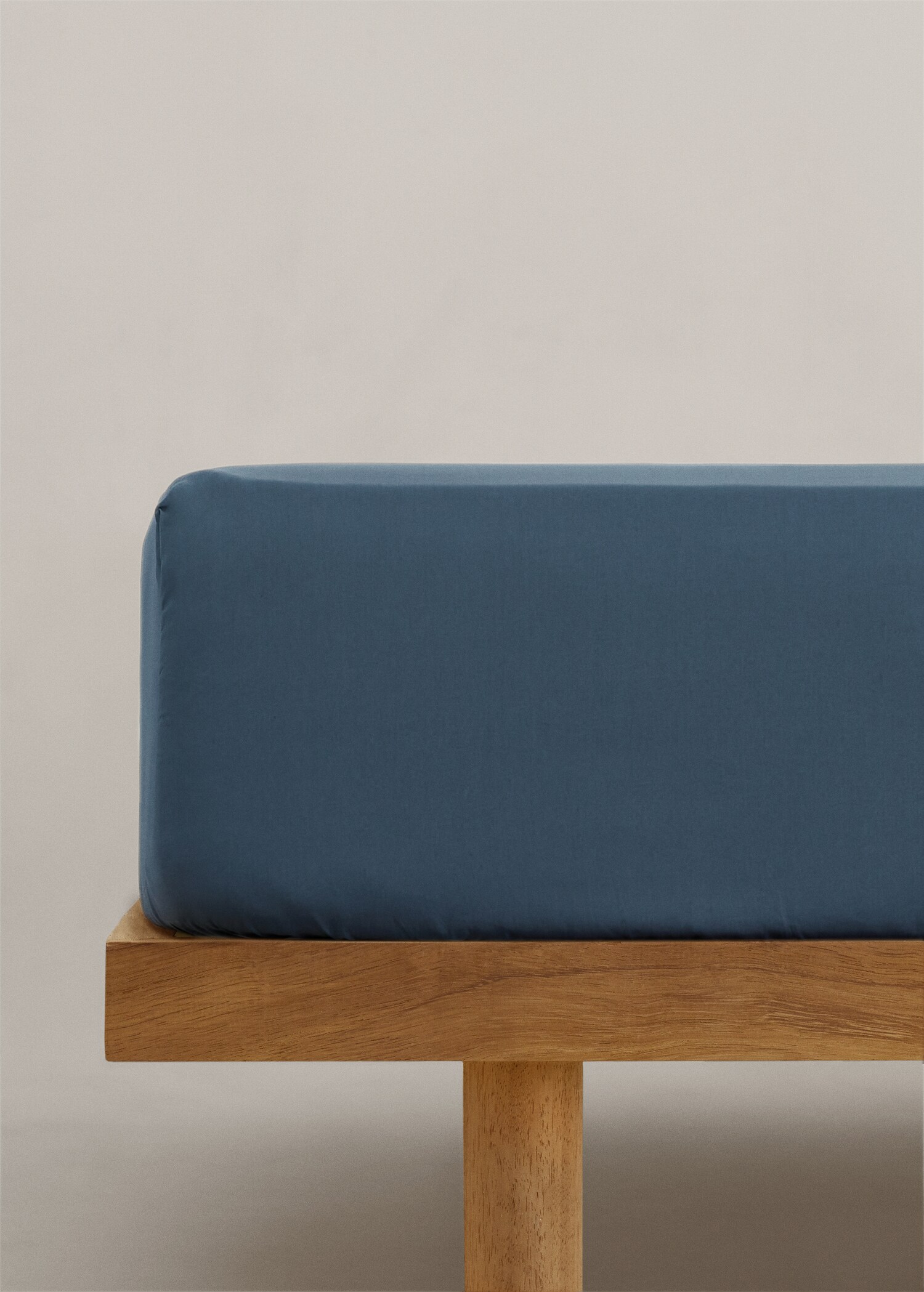 Percale cotton 180 thread fitted sheet 70x79x11.8 in - Article without model
