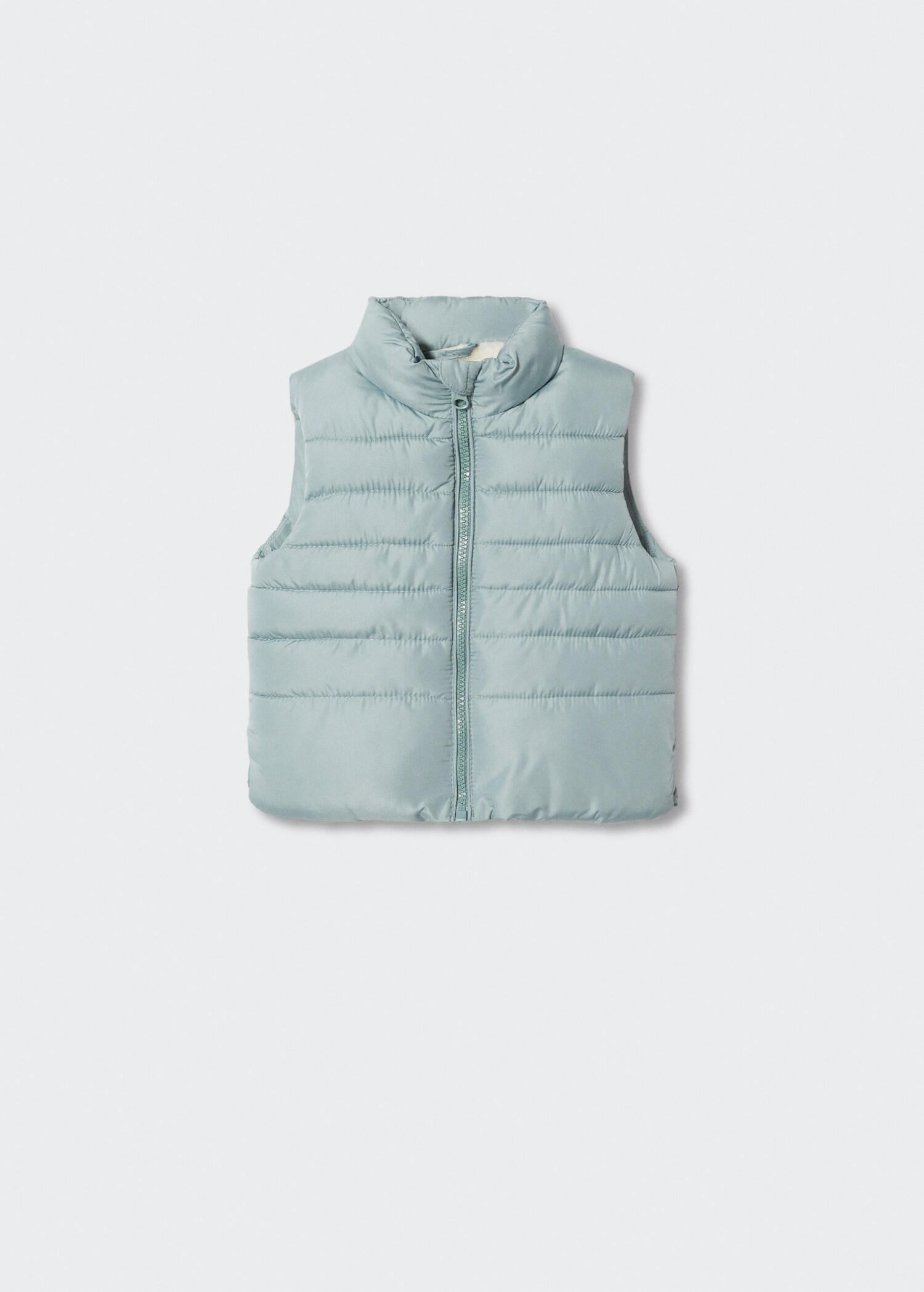 Gilet with fur-effect lining - Article without model