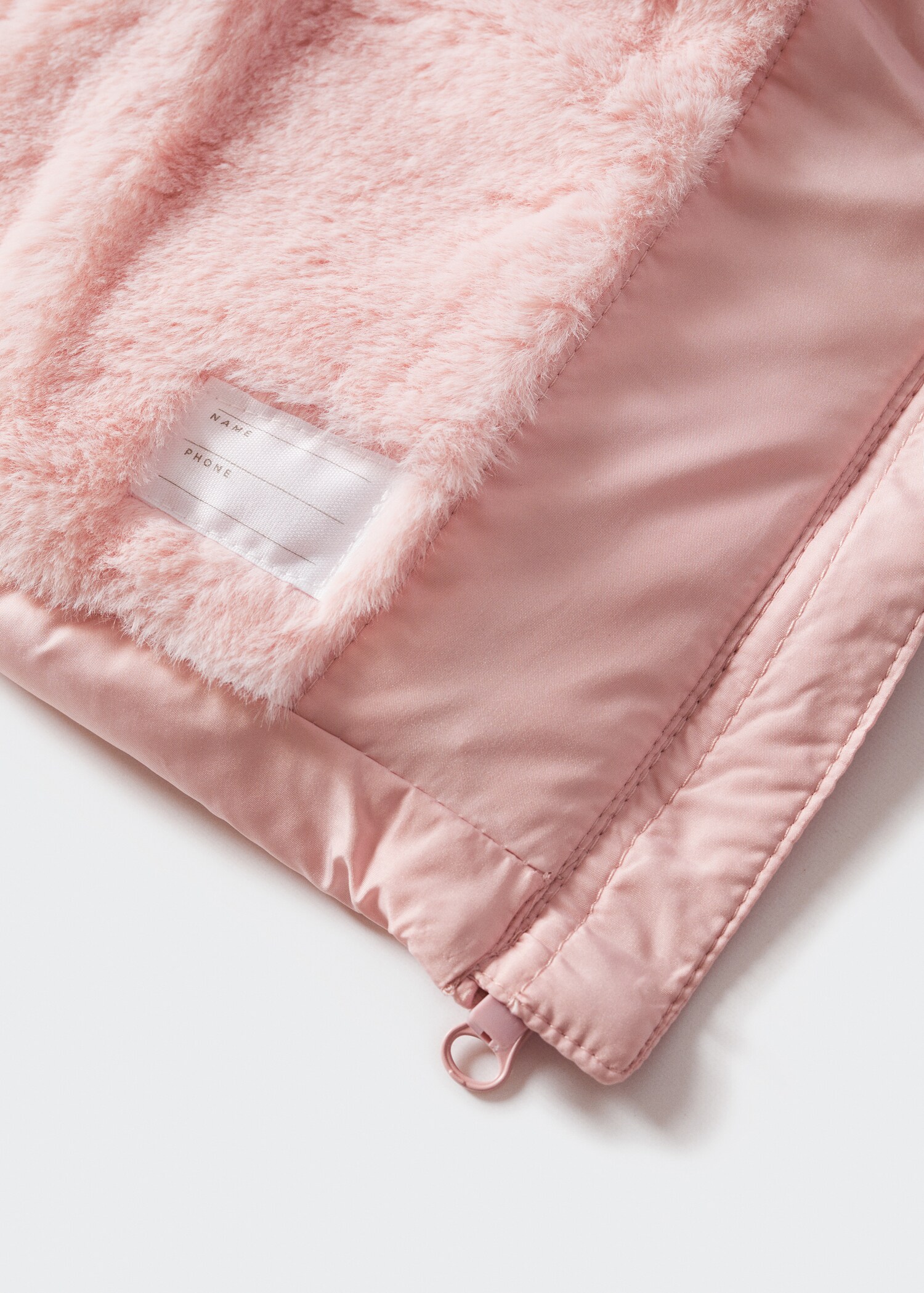 Gilet with fur-effect lining - Details of the article 7