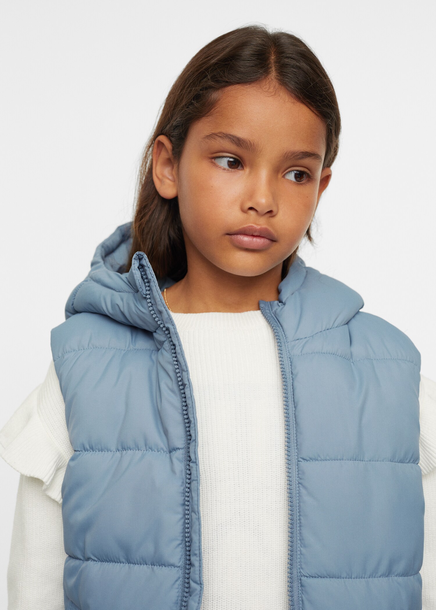 Padded fleece vest - Details of the article 2
