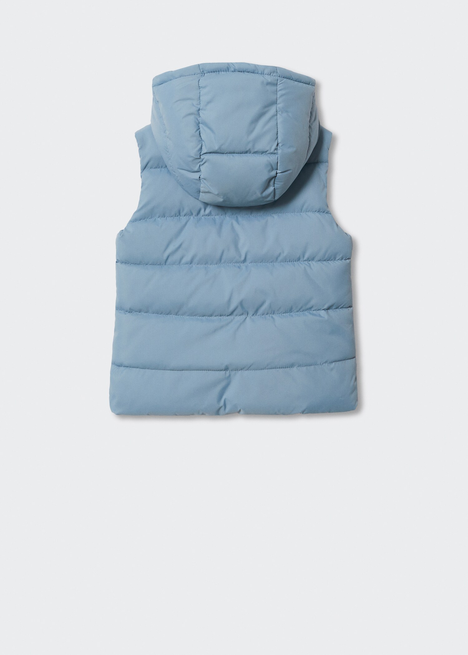 Padded fleece vest - Reverse of the article