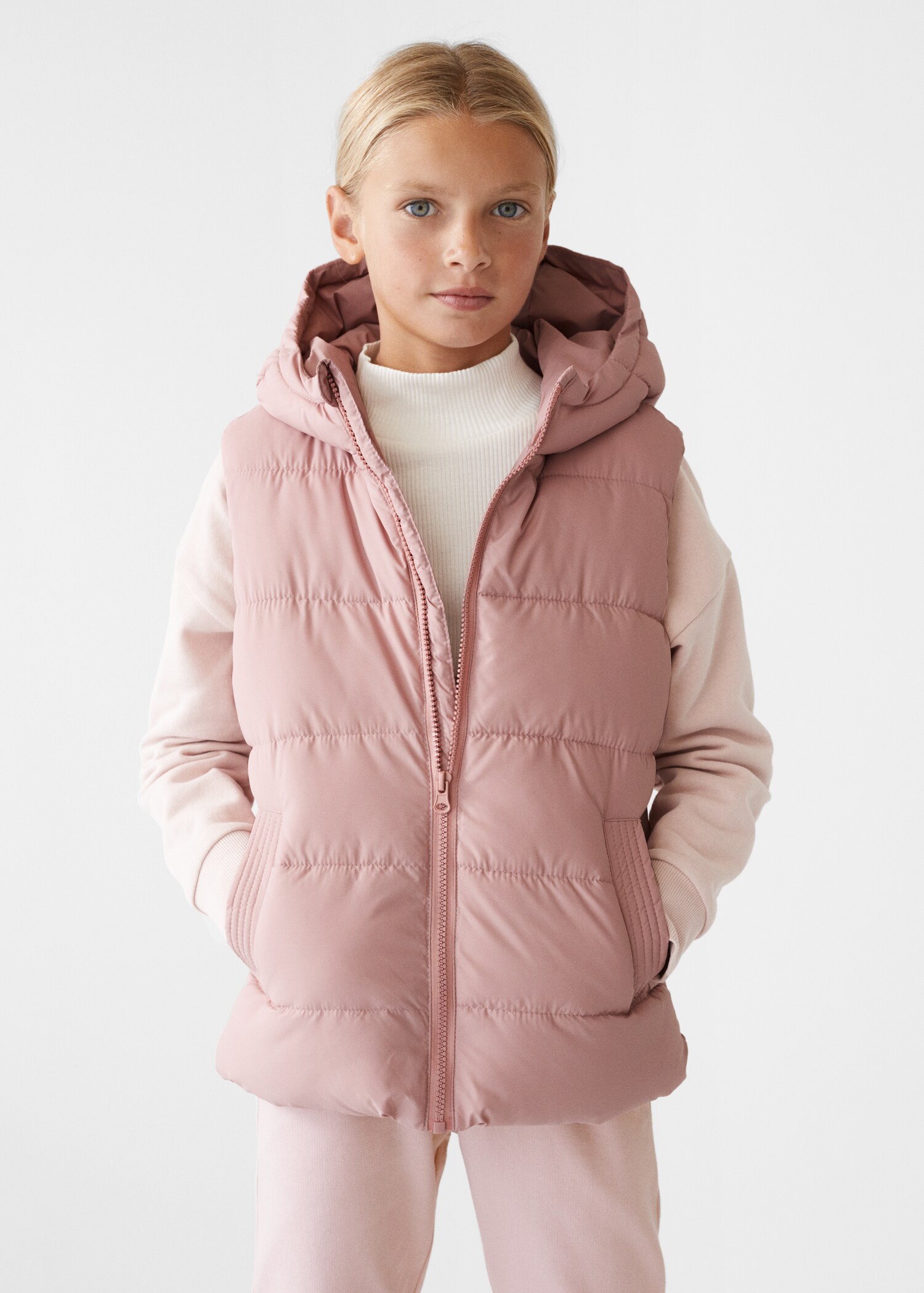 Padded fleece gilet - Details of the article 2