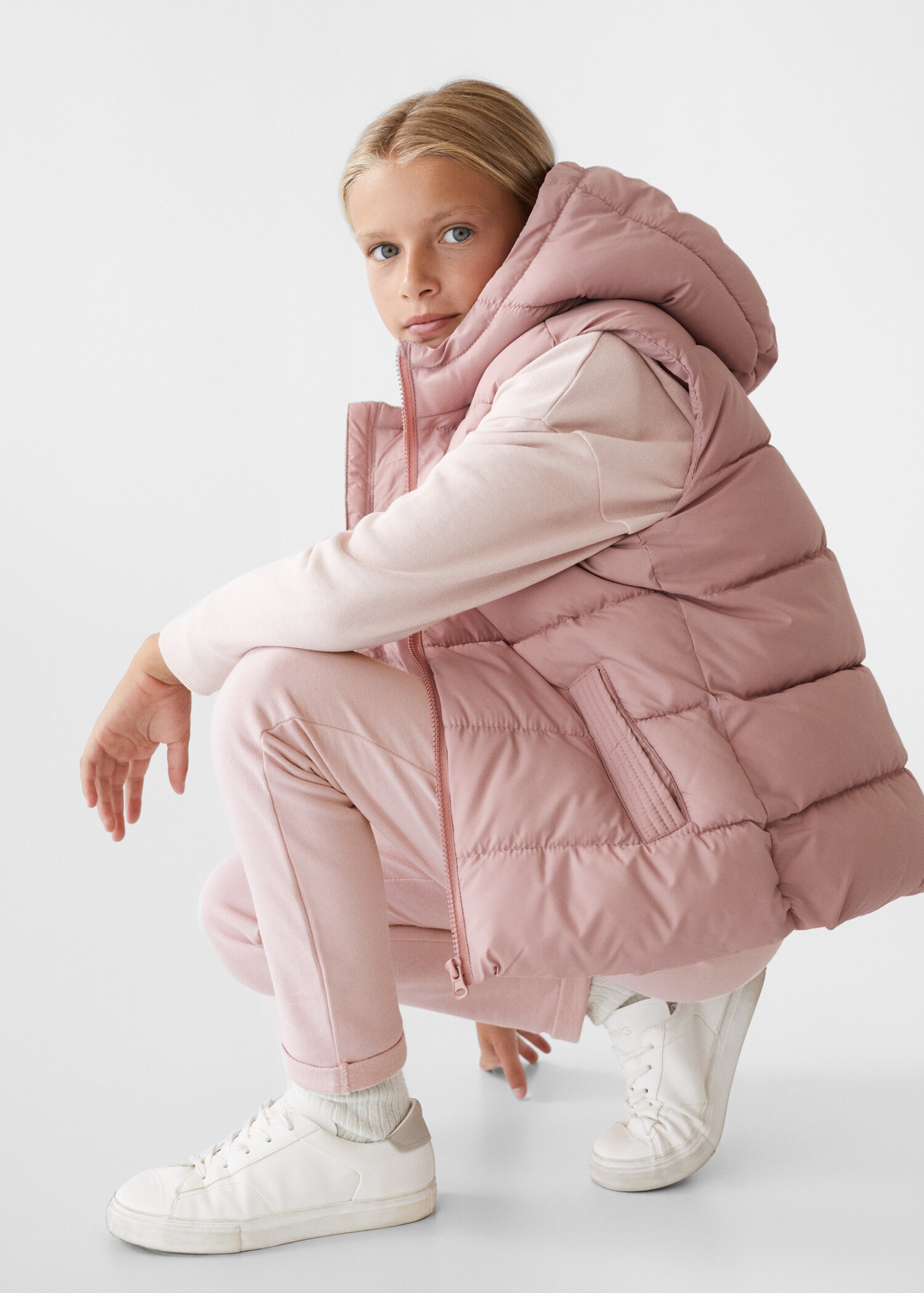 Padded fleece gilet - Details of the article 3