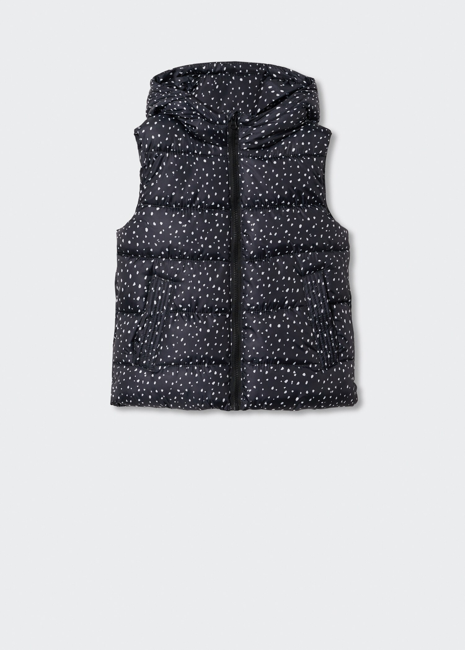Padded fleece gilet - Article without model