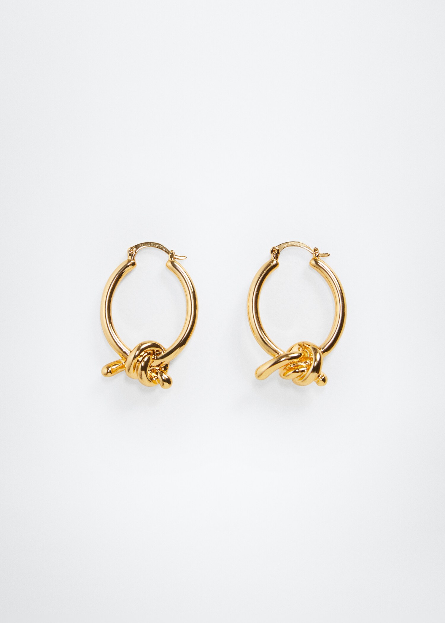 Intertwined hoop earrings - Article without model