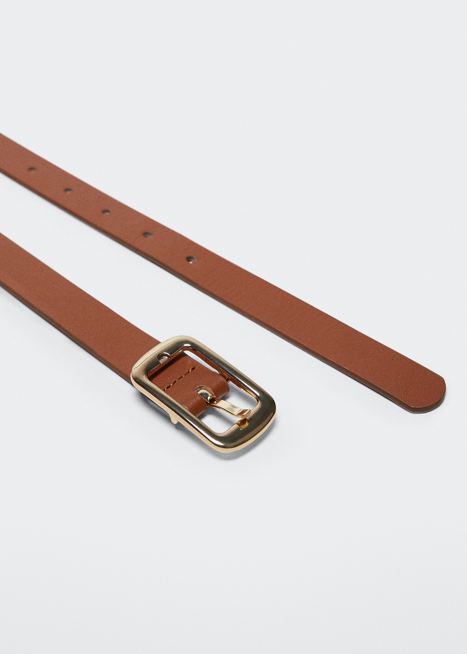 Square buckle belt - Medium plane