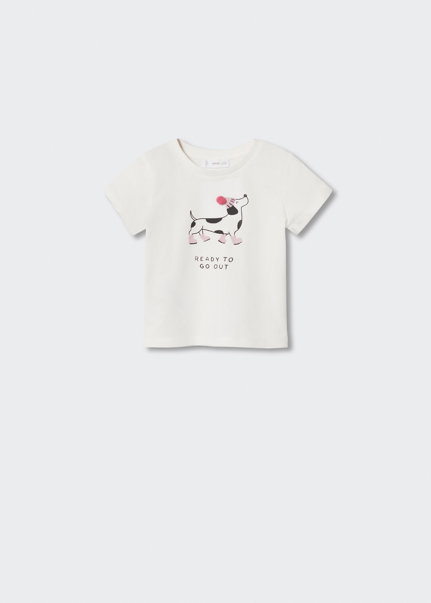 Embossed printed t-shirt - Article without model