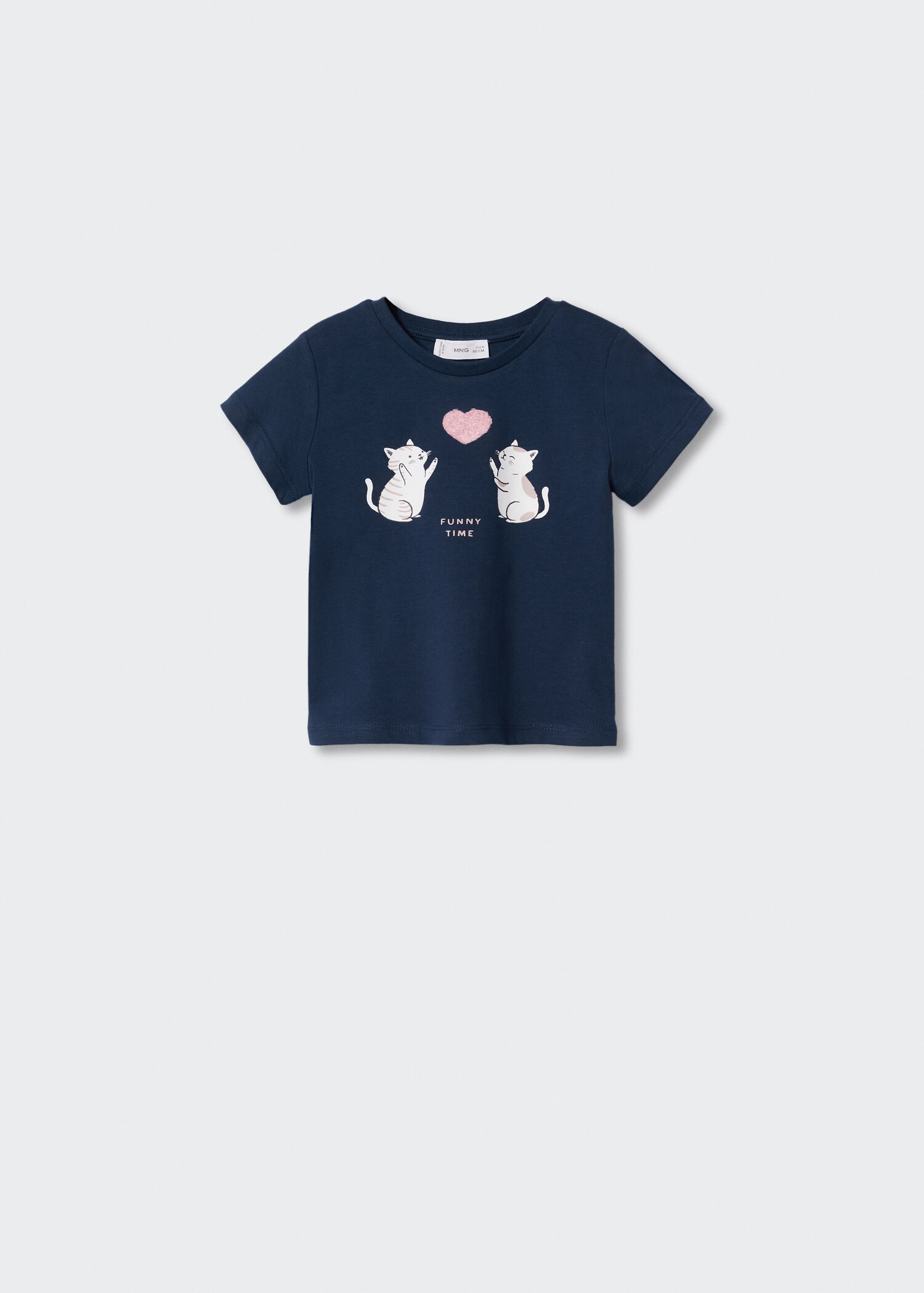 Embossed printed t-shirt - Article without model