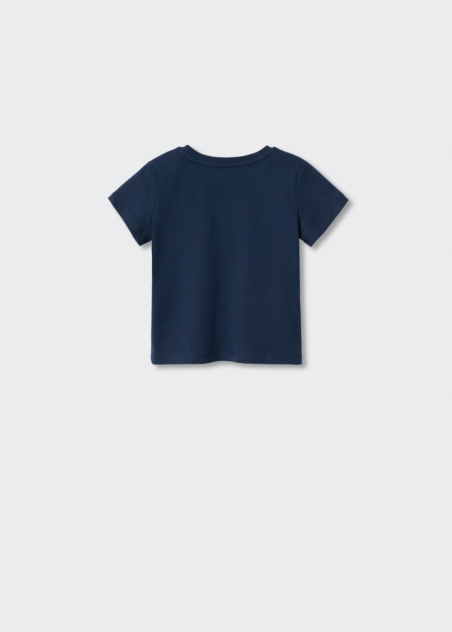 Embossed printed t-shirt - Reverse of the article