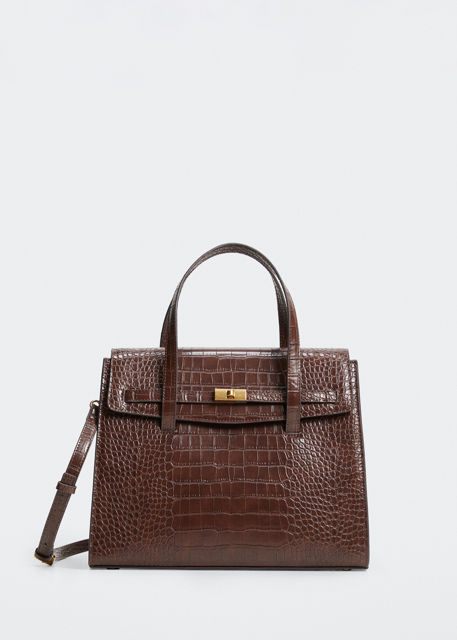 Croc-effect bag - Article without model