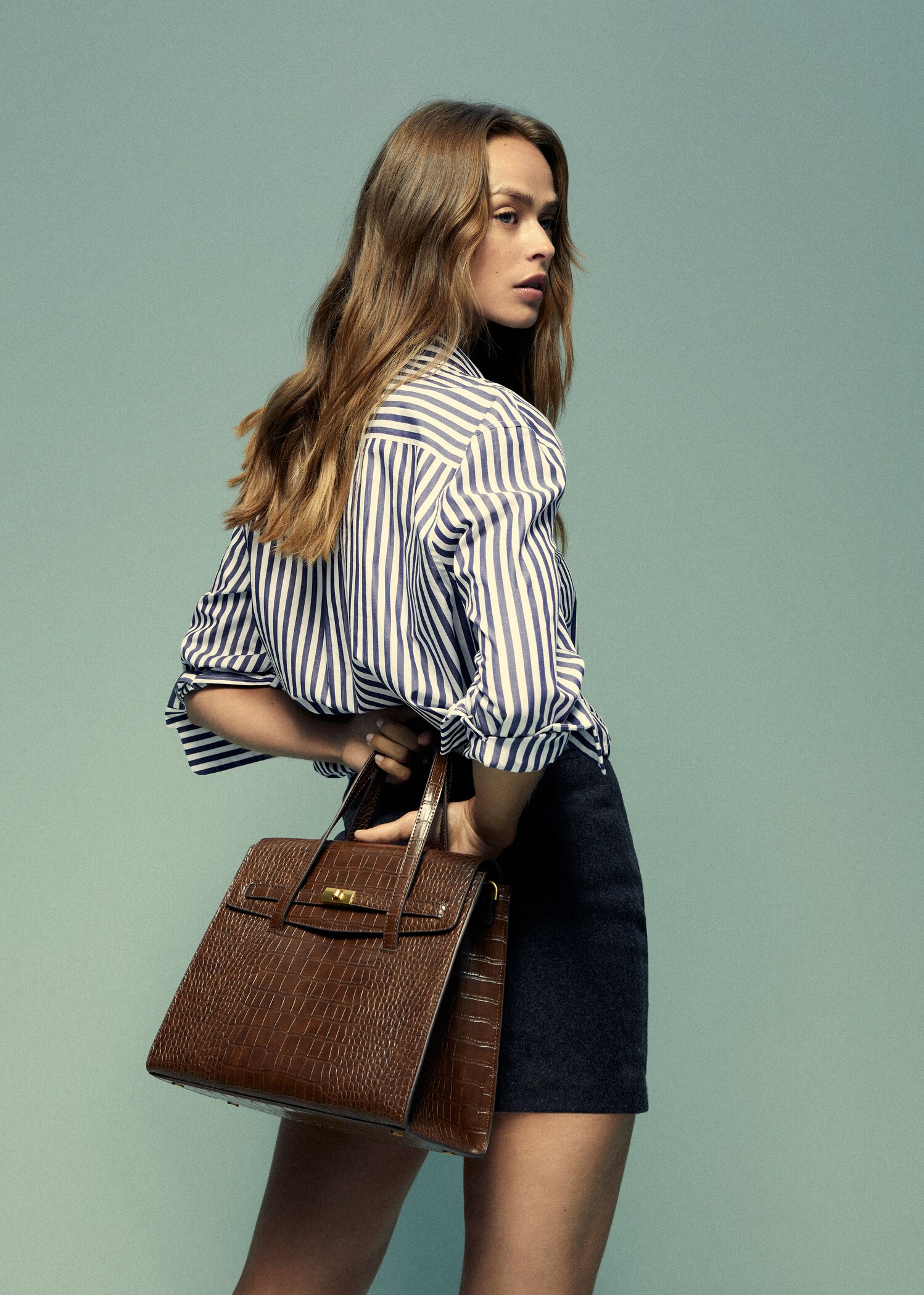 Croc-effect bag - Details of the article 9