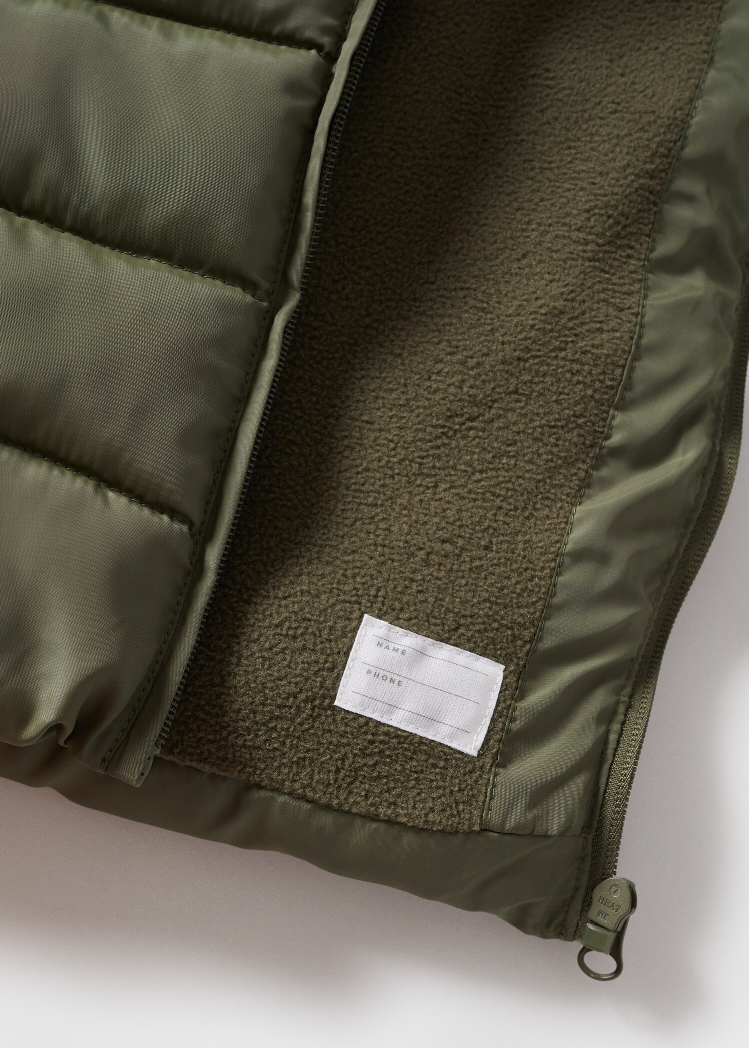 Quilted long coat - Details of the article 8