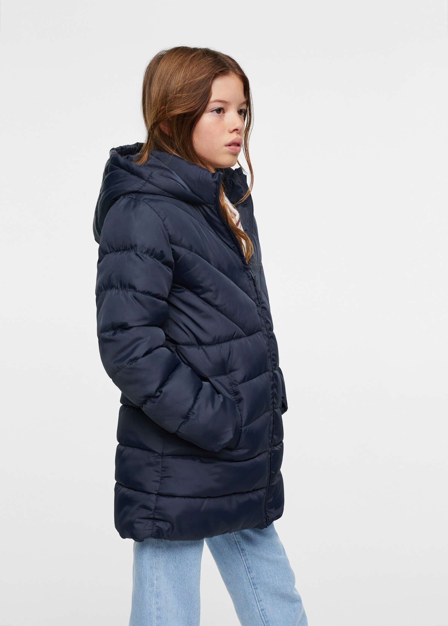 Quilted long coat - Details of the article 2