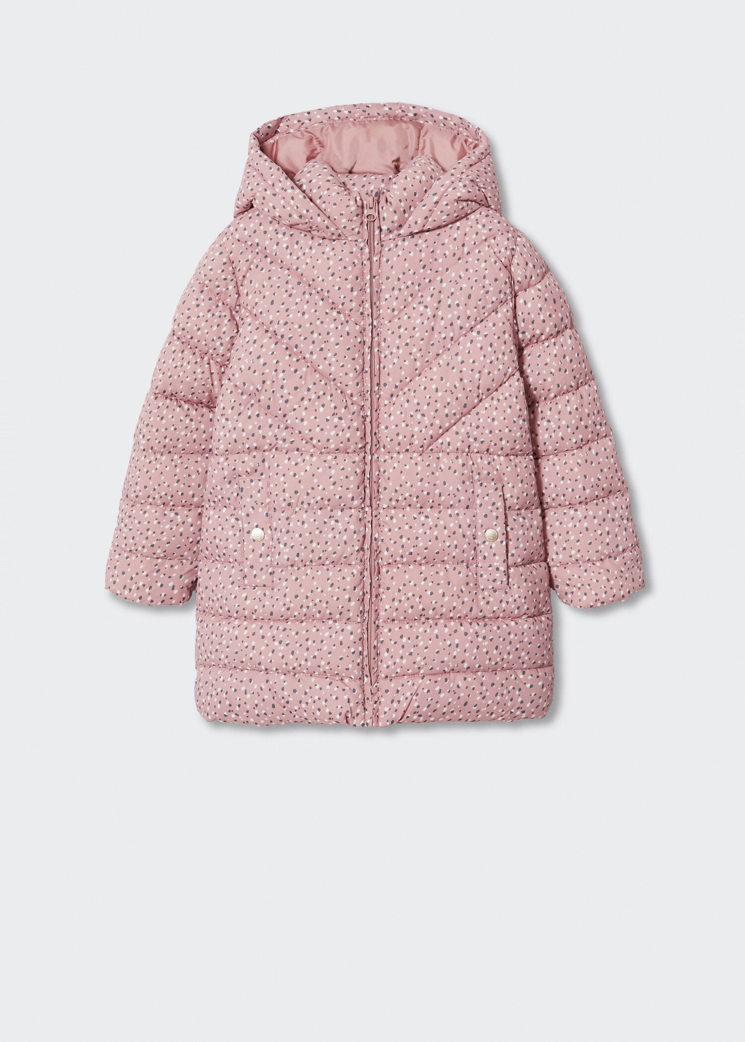 Quilted long coat - Article without model