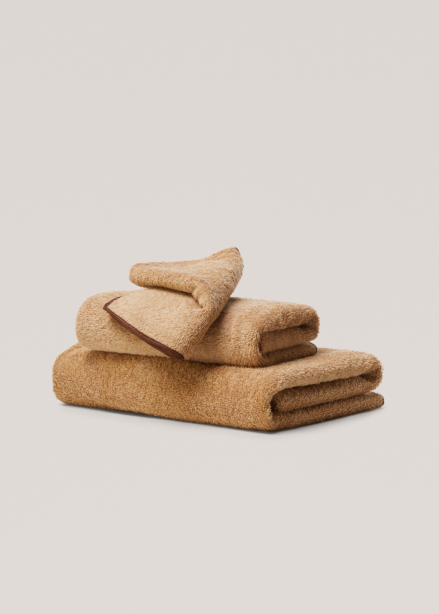 Terry cotton face towel 30x50cm - Article without model