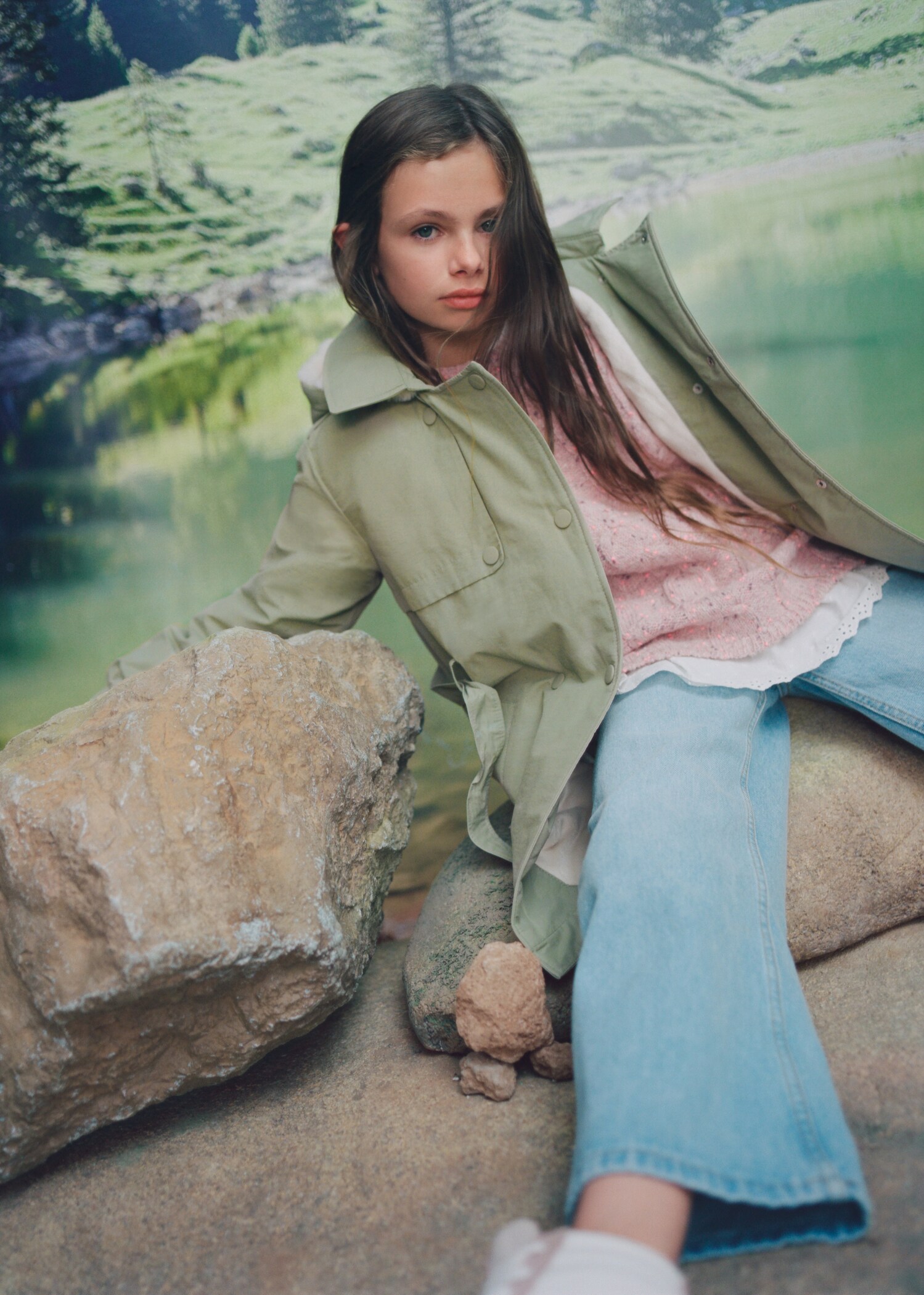Fur lined quilted trench coat - Details of the article 5