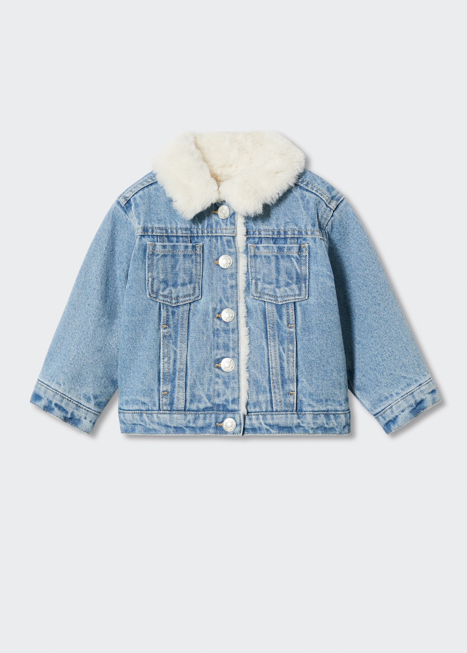 Faux shearling lining jacket - Article without model