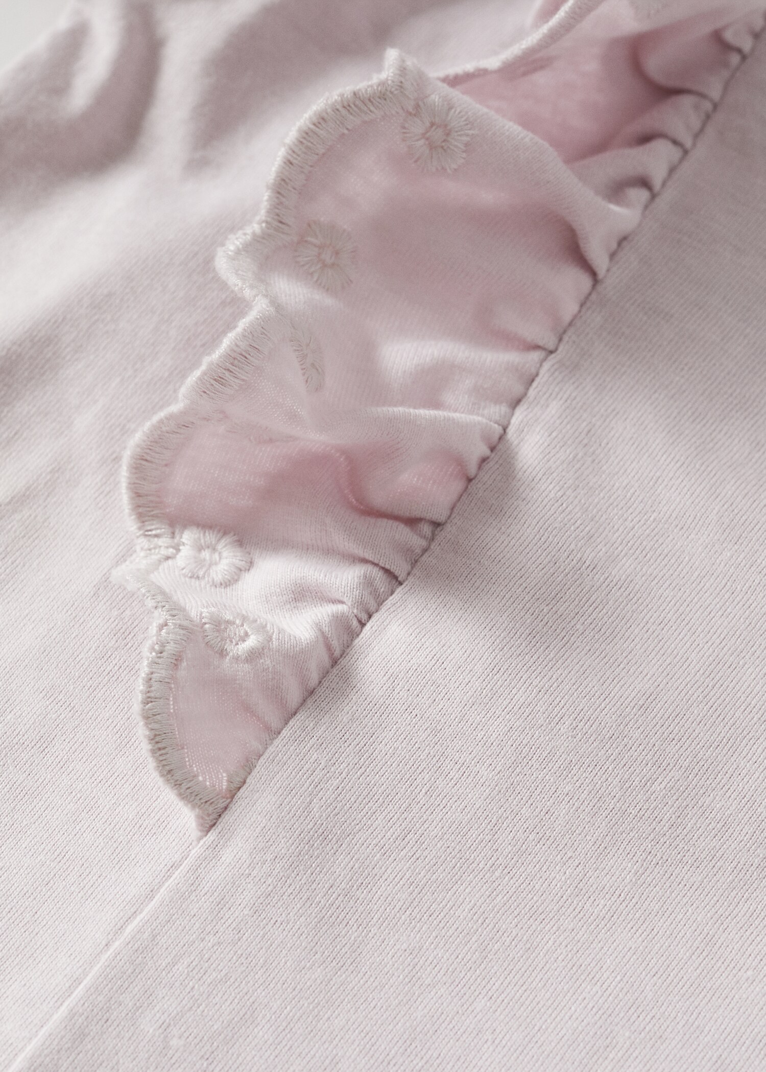 Ruffled cotton pyjamas - Details of the article 9