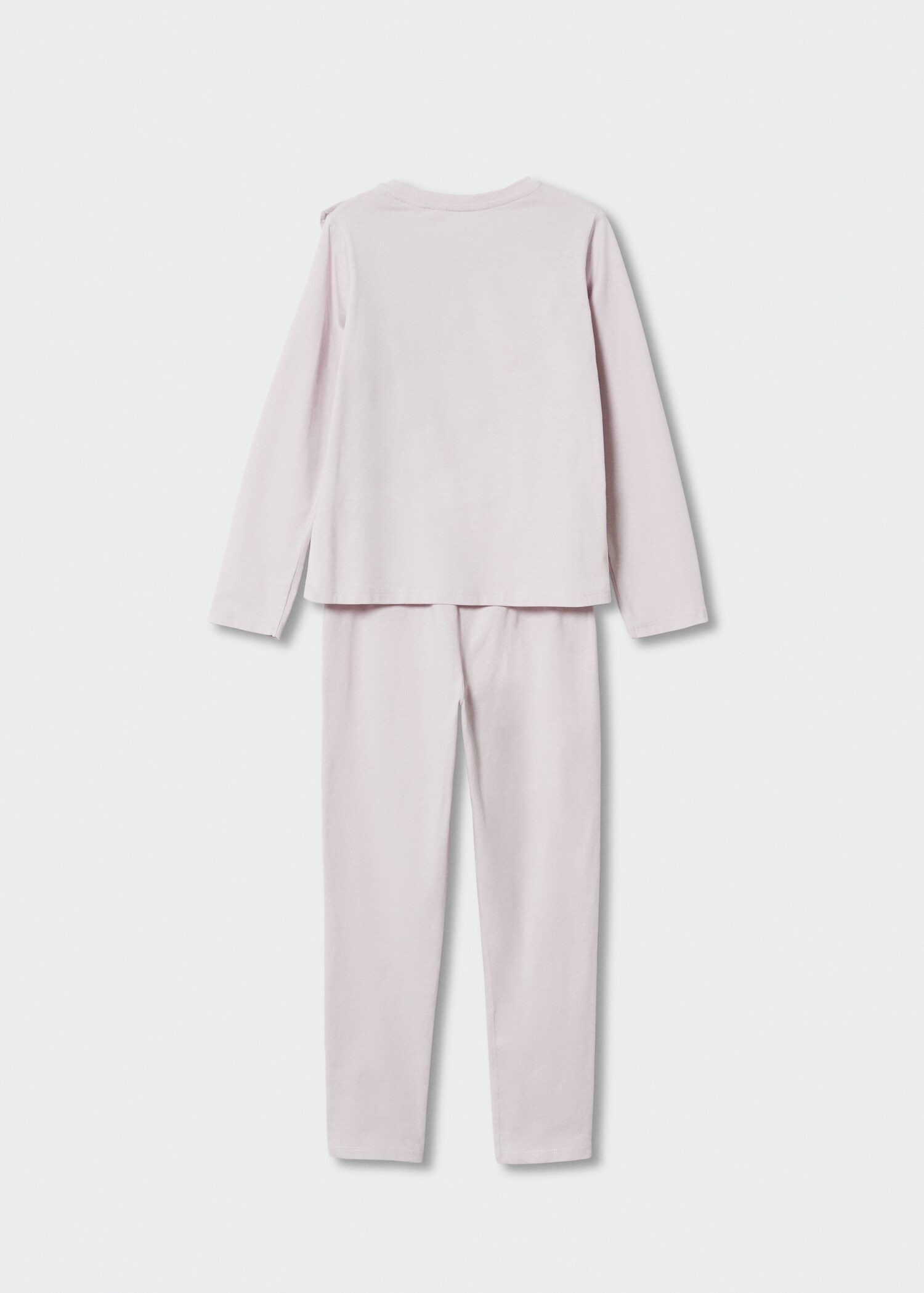 Ruffled cotton pyjamas - Reverse of the article