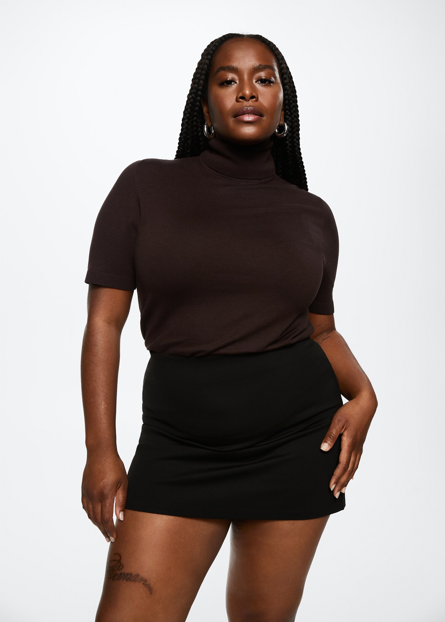 Turtleneck knitted sweater - Details of the article 4