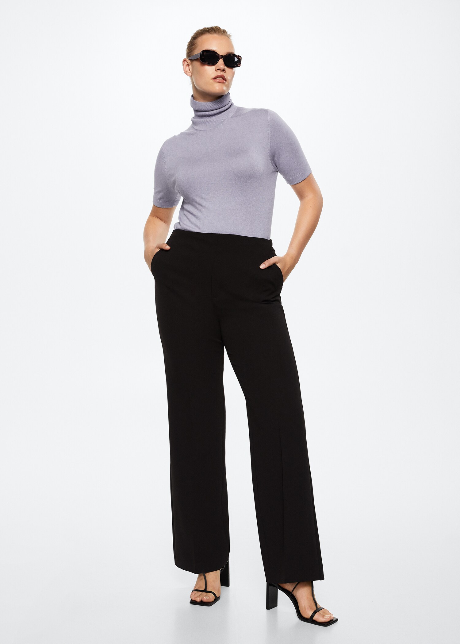 Turtleneck knitted sweater - Details of the article 4