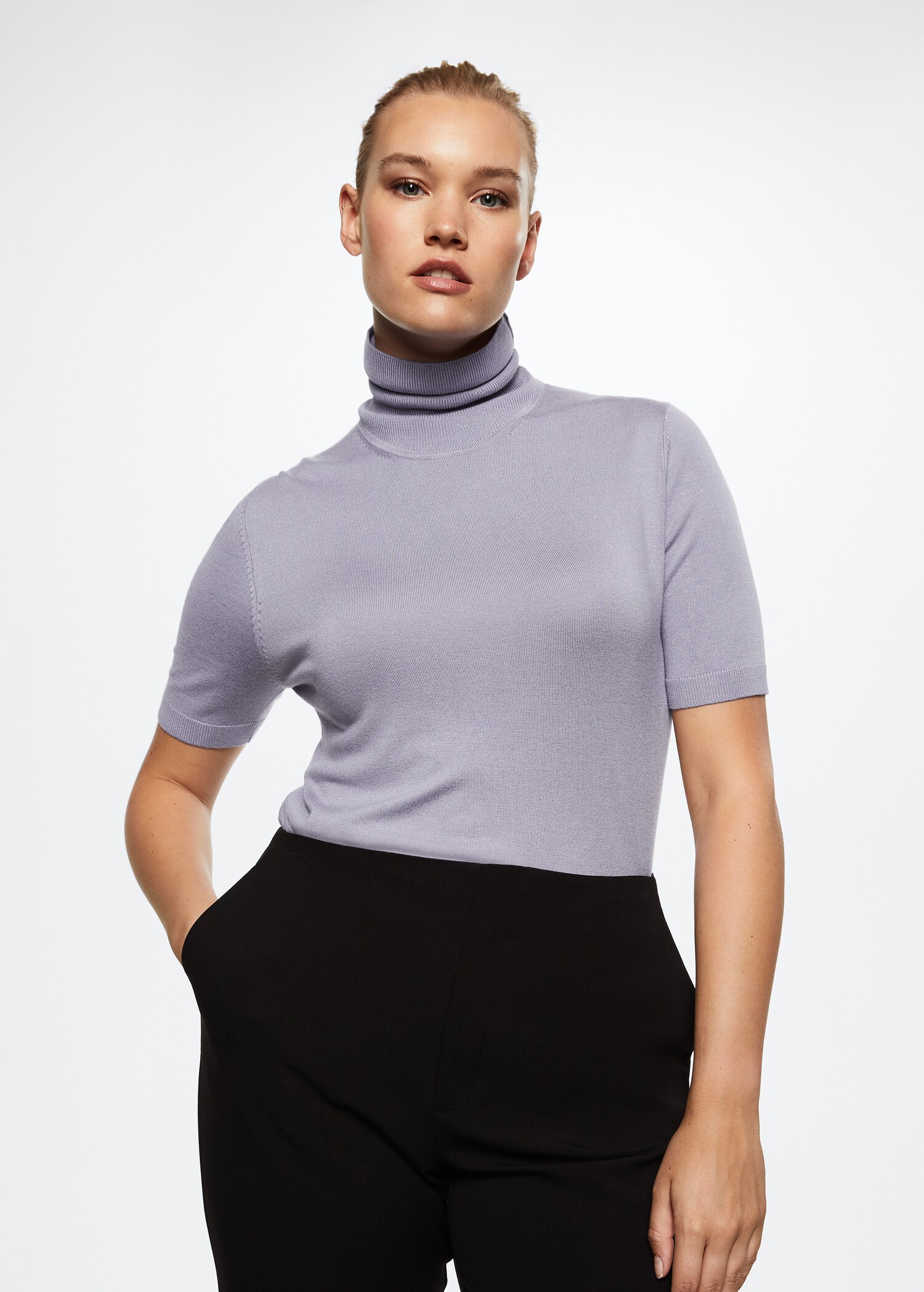 Turtleneck knitted sweater - Details of the article 5