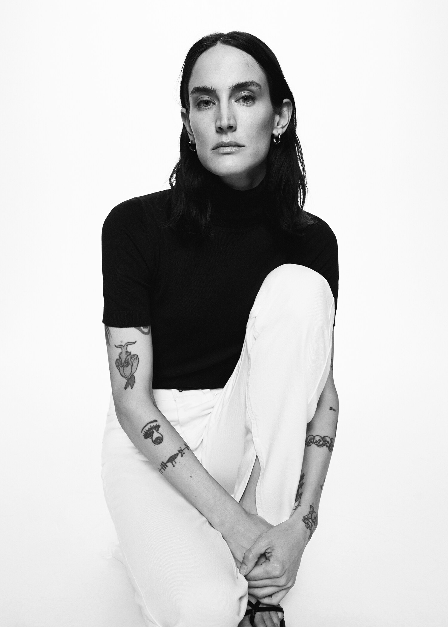 Turtleneck knitted sweater - Details of the article 1