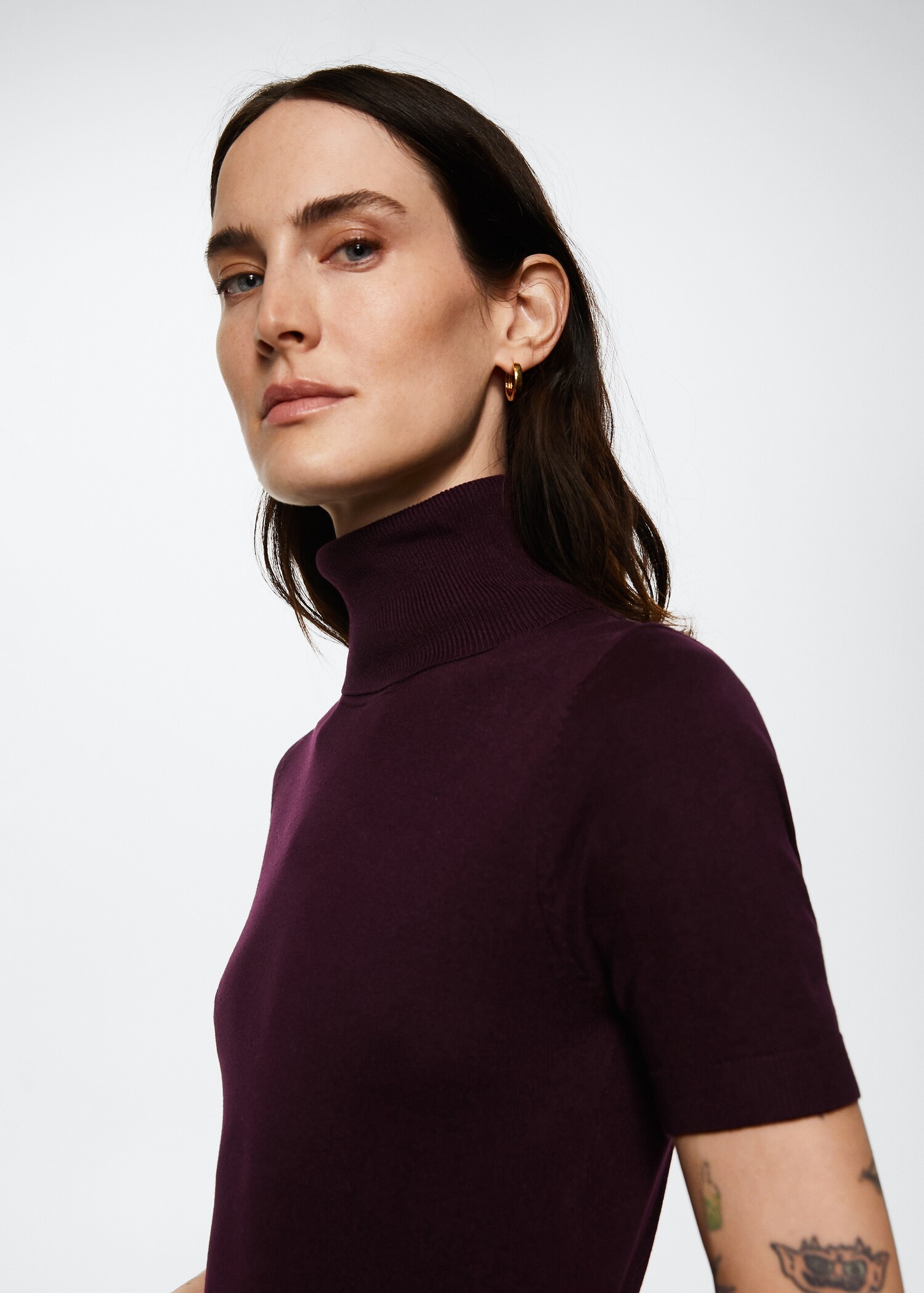 Turtleneck knitted sweater - Details of the article 2