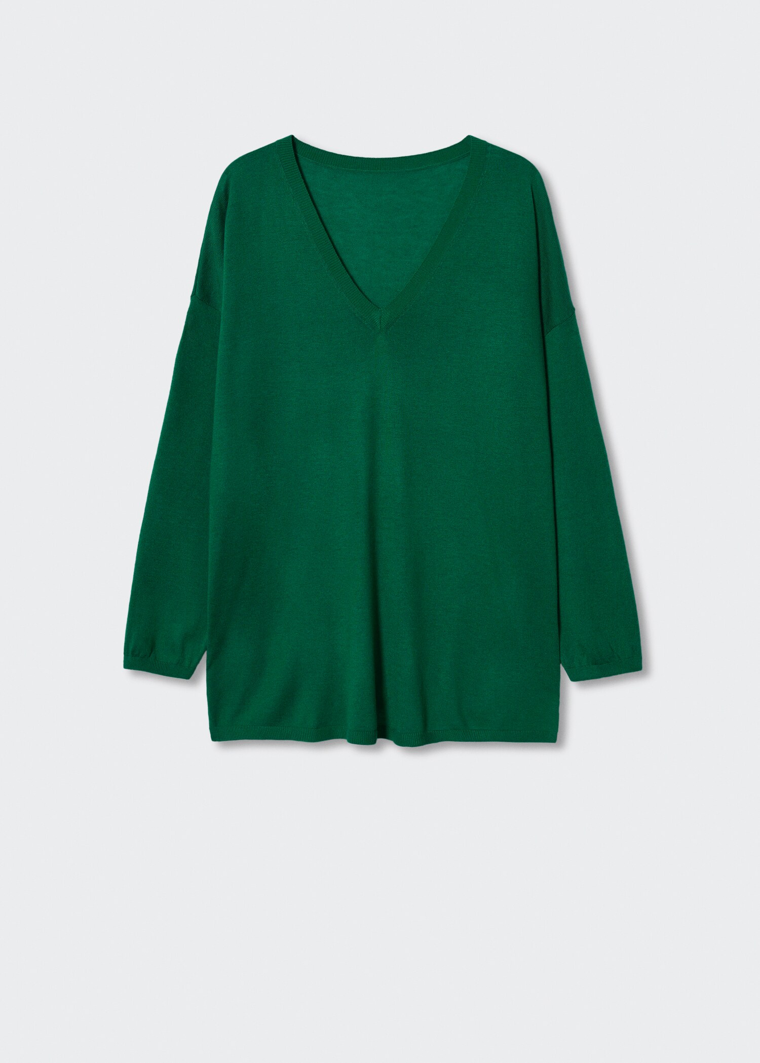 V-neck knit sweater - Article without model